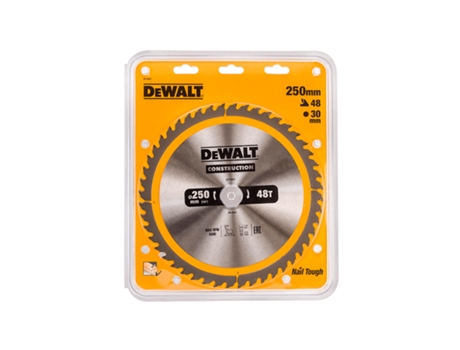 DEWALT POWER-TOOLS - Lâmina para Serra Circular Estacionária  (250x30 mm - 48D) Lâmina para Serra Circular Estacionária  (250x30 mm - 48D)