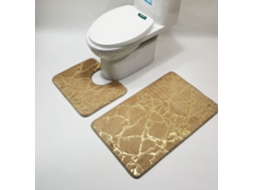 Tapetes de Banho Antiderrapantes Absorventes de Secagem Rápida para Decoração de Banheiro-Cor 10 EVELTEK Twoxset