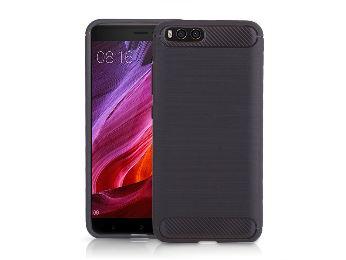 Capa LAXISCREED Xiaomi 6 Antiaderente Carbono Cinza