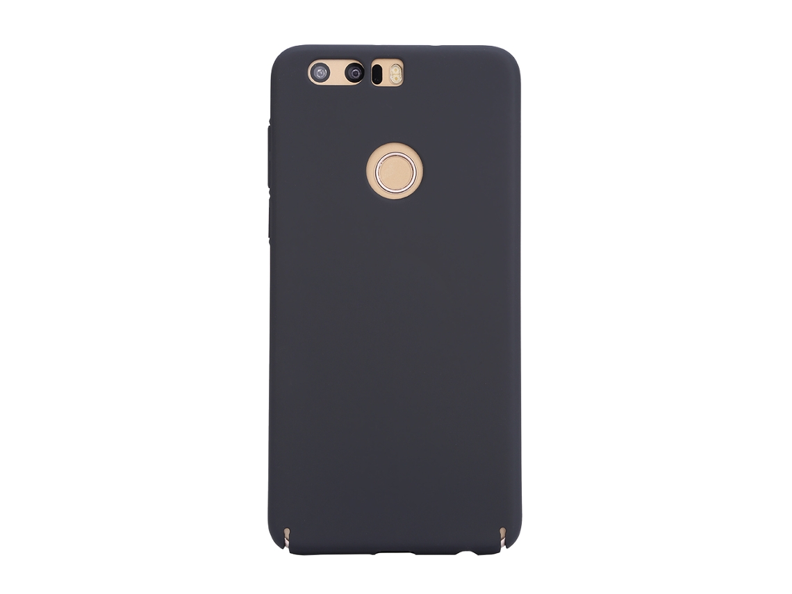 Capa Dura Preta EOOCOO para Huawei Honor 8 proteção total ultrafina