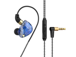 Fones de Ouvido Intra auriculares LAXISCREED Bass Microfone