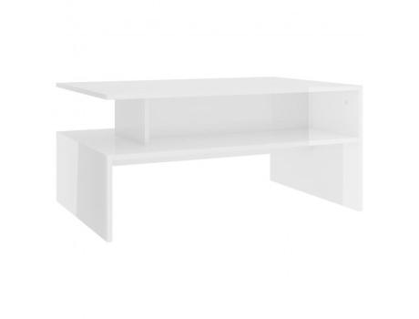 Mesa de Centro Gustafsson 90X60X42 Branco Hg Aglomerado CASA VITAL