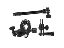Clip Fijo E Suporte Giratório Ajustável Para Câmera Esportiva, Compatível Com Gopro E Câmeras De Instrumentos