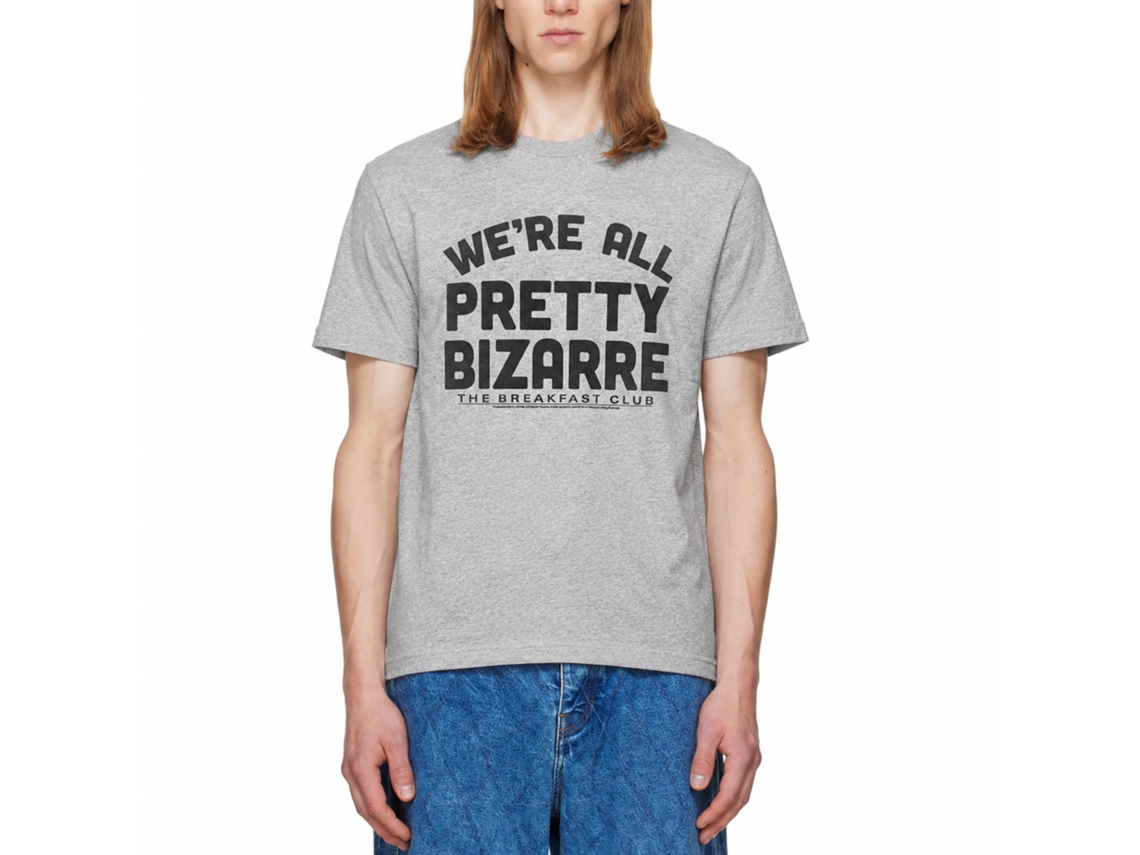 Rockinstone Breakfast Club Movie Pretty Bizarre Heather Gray Adult T-shirt Size:m
