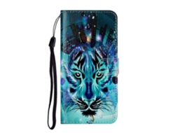 Capa De Couro Sintético Com Padrão Em Relevo A Óleo Para Samsung Galaxy S22 Ultra 5g