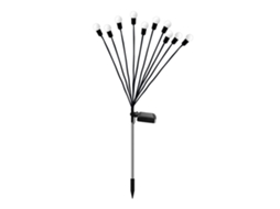 Rebe-luz Solar Para Jardim E Pátio Com 10 Cabeças Coloridas, Luz Inteligente, Impermeável E Brilhante