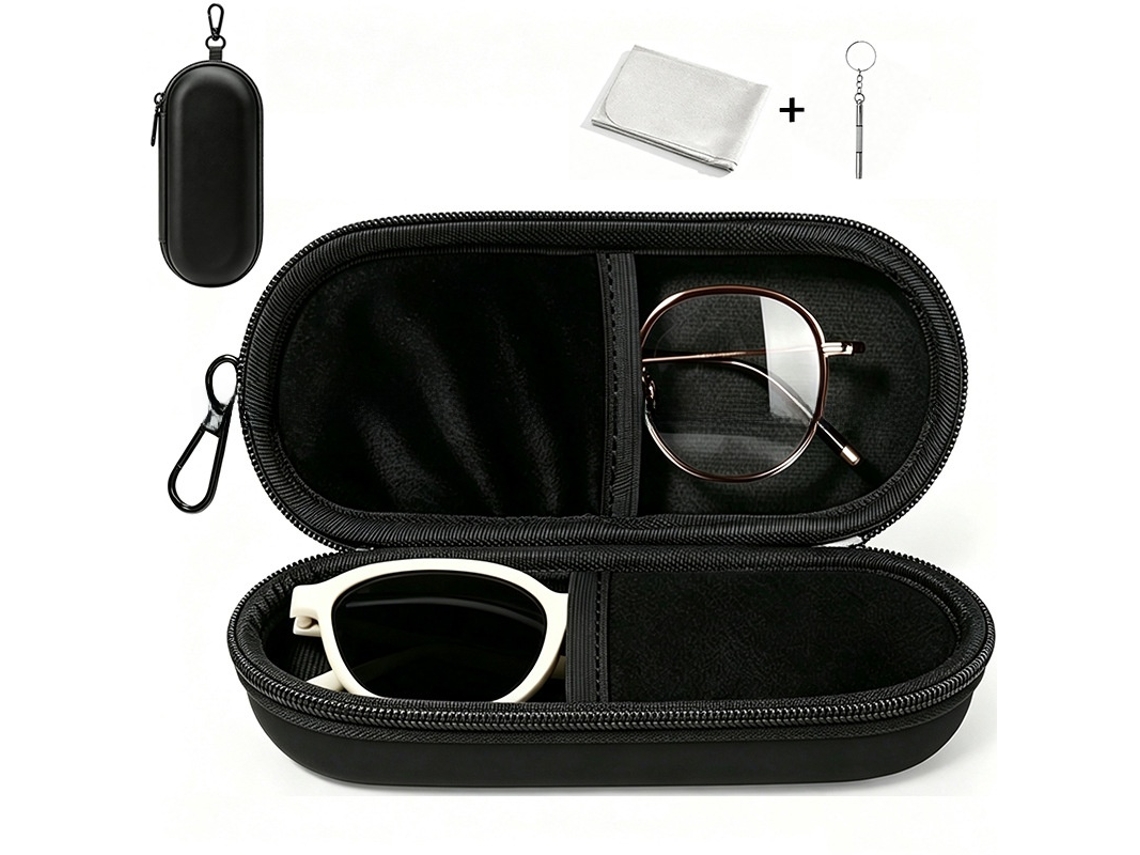 Bolsa Para Óculos De Sol Eva Resistente À Pressão E À Prova De Água (preto)