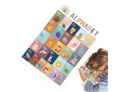 Pôster Educativo Atividades De Aprendizagem Pré Escolar Quadro Interativo Em Estilo Boho Para Ed Gokoco