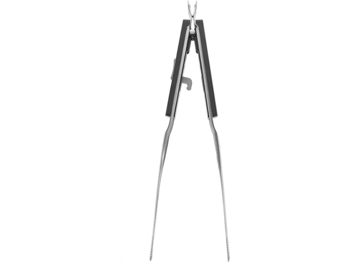 Pinça Para Churrasco Vosarea Multifuncional, Leve E Ergonômica Em Aço Inoxidável 304, Utensílio De Cozinha Preto Para