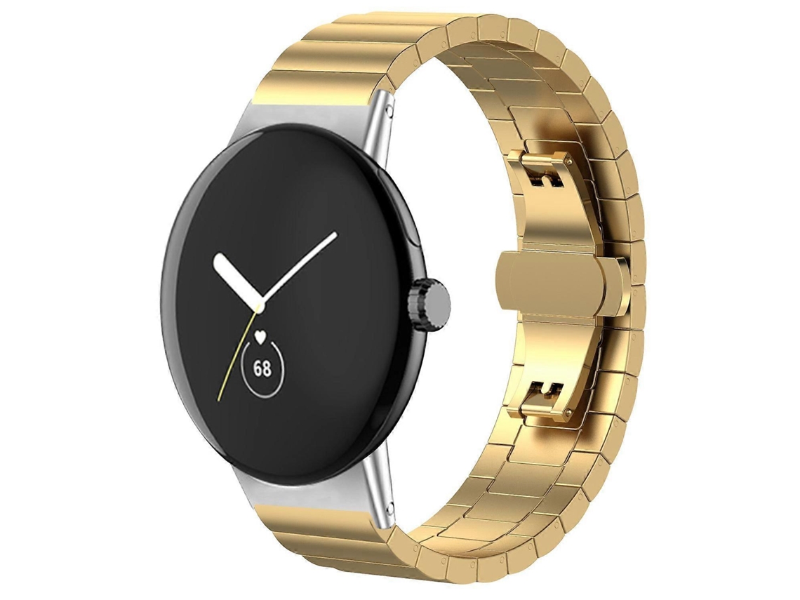 Pulseira De Relógio Xdfind De Bambu Com Uma Única Conta E Aço Inoxidável Maciço.