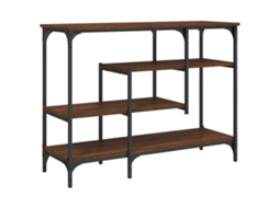 Console Table, Console Tables Vidaxl Marrom Madeira Processada (n/a)