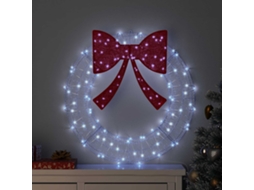 Vidaxl Guirlanda 60 Led Branco Frio 76 X 76 X 8,5 Cm Acrílo