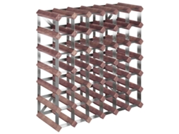 Garrafeira VIDAXL Marrom Madeira (61x22.5x61 cm)