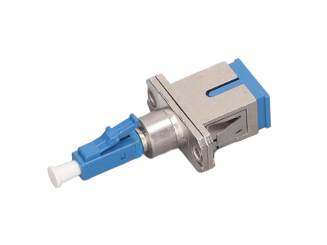 Conector de fibra óptica LC macho a SC fêmea adaptador híbrido monomodo 9/125um para medidor de potência óptica | S/MARCA