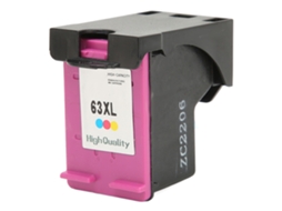 Cartucho De Tinta 63xlc Color Para Hp Officejet 4650 Deskjet 3634 3830