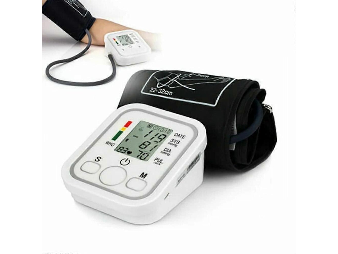 Monitor Automático De Pressão Arterial De Braço Com Manguito Grande Ajustável Para Uso Doméstico Ly Ebike