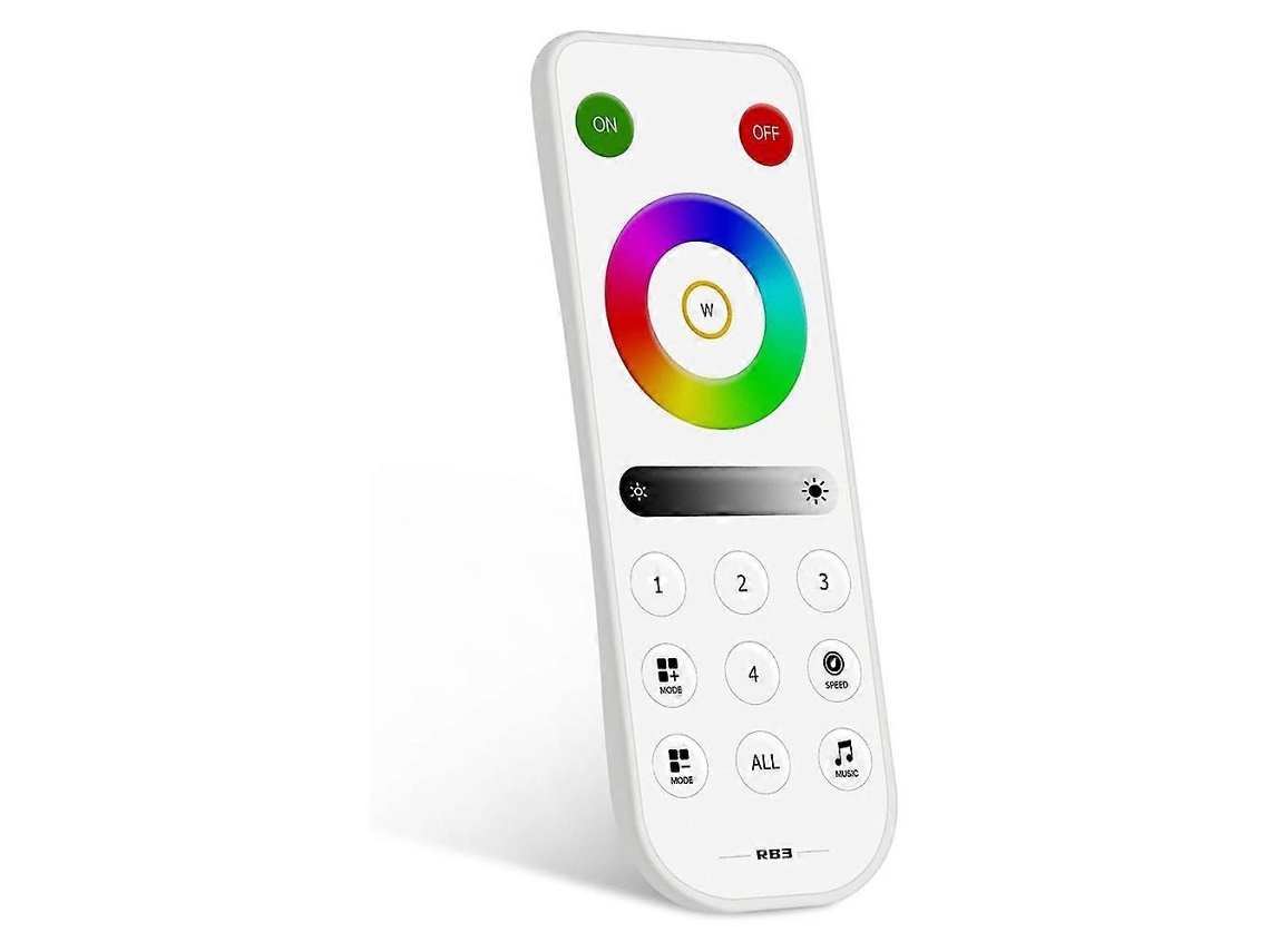 Controle Remoto Sem Fio Rb3 2.4g Com Tecnologia Touch E Radiofrequência Para Fitas De Led Rgb.