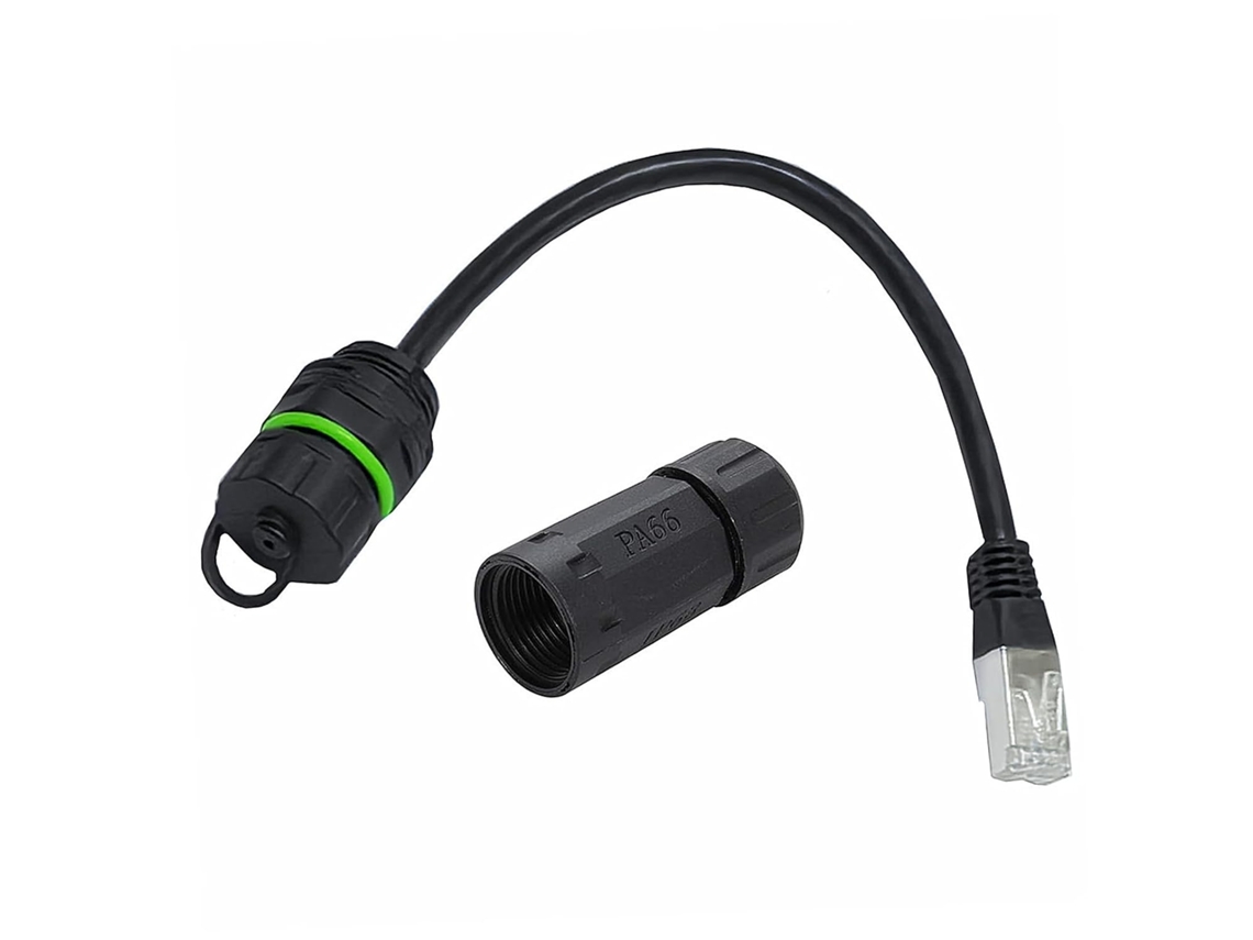 Conector Rj45 Para Cabo Ethernet, Ip68, 8p8c, Circular Montagem Em
