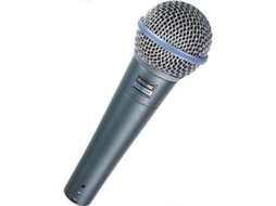 Yuru microfone Dinâmico Filado Shure Beta58a para Canto Ao Vivo e Gravação em Estúdio