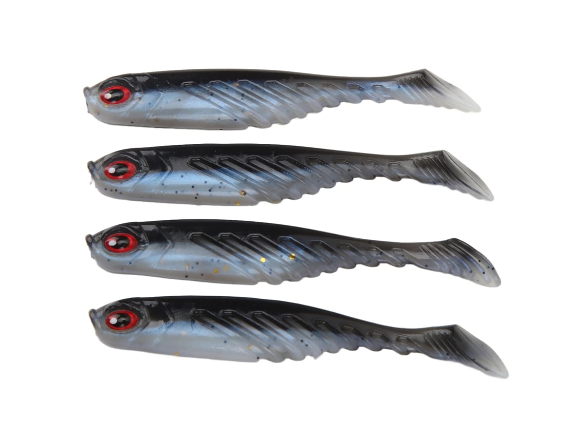 4pcs Isca Artificial Ar48 75mm/3.2g T Tail