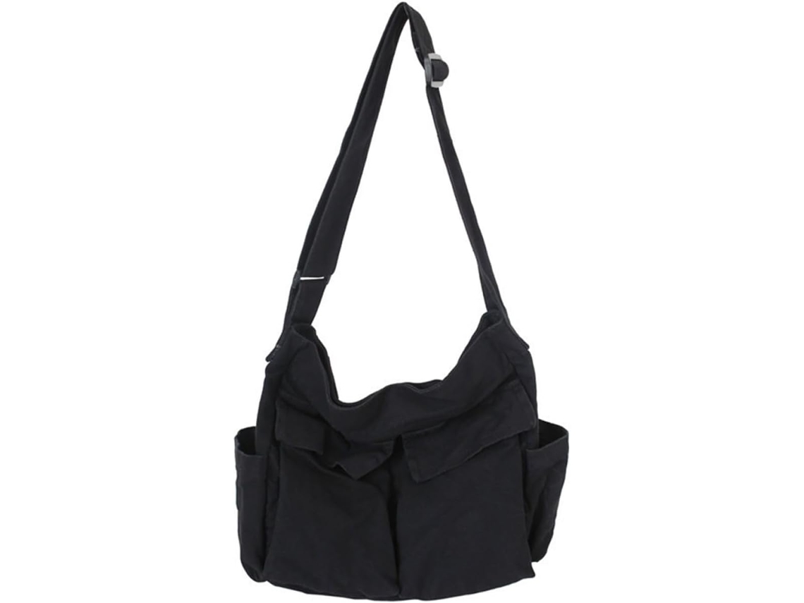 Bolsa De Ombro Feminina Ciieeo Em Lona, Bolsa Grande, Leve E Com Grande Capacidade, Para Passeios E