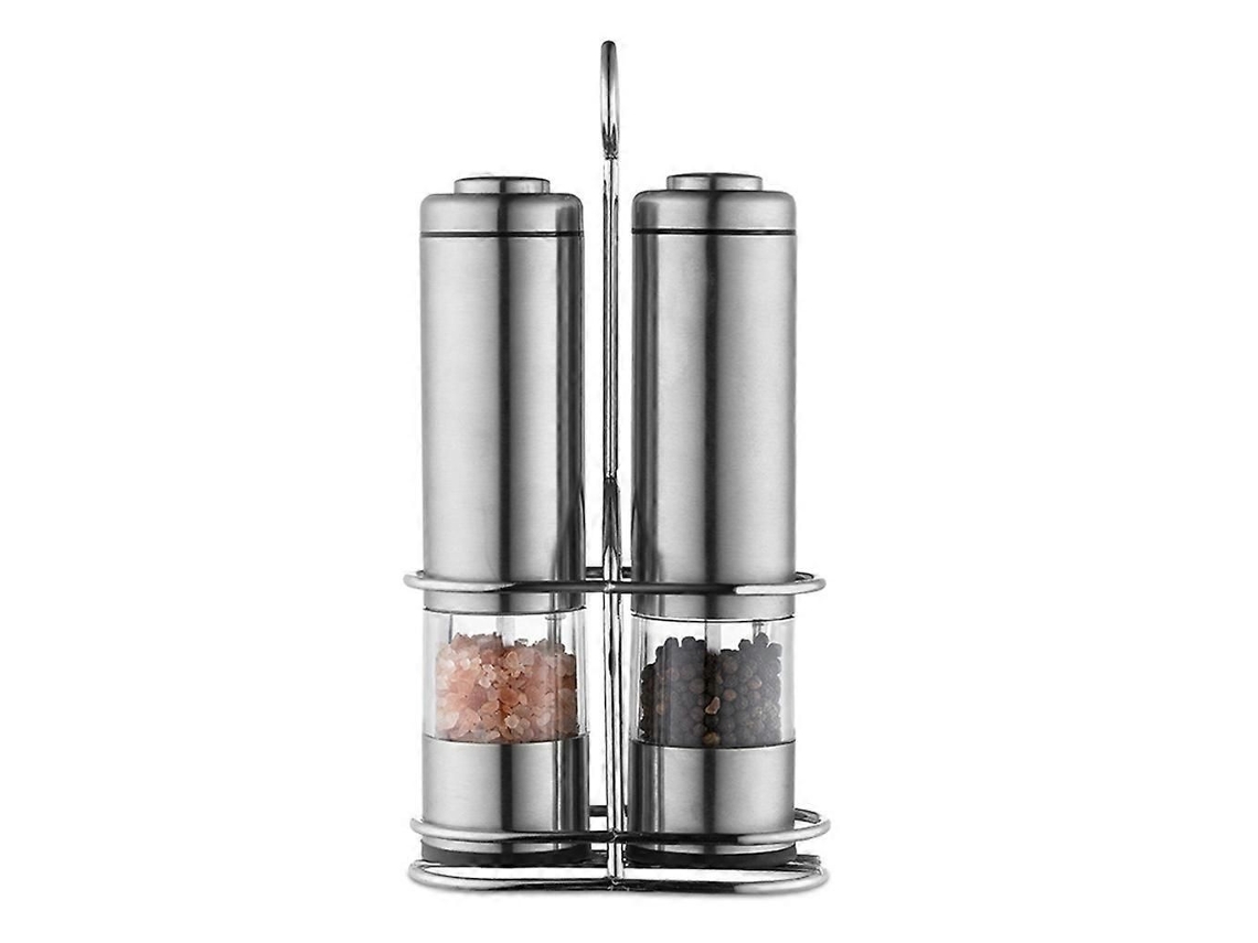 Conjunto de 1 moedor elétrico sal e pimenta, automático GOKOCO