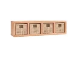 Wall Shelf, Wall Shelves Vidaxl Marrom Madeira