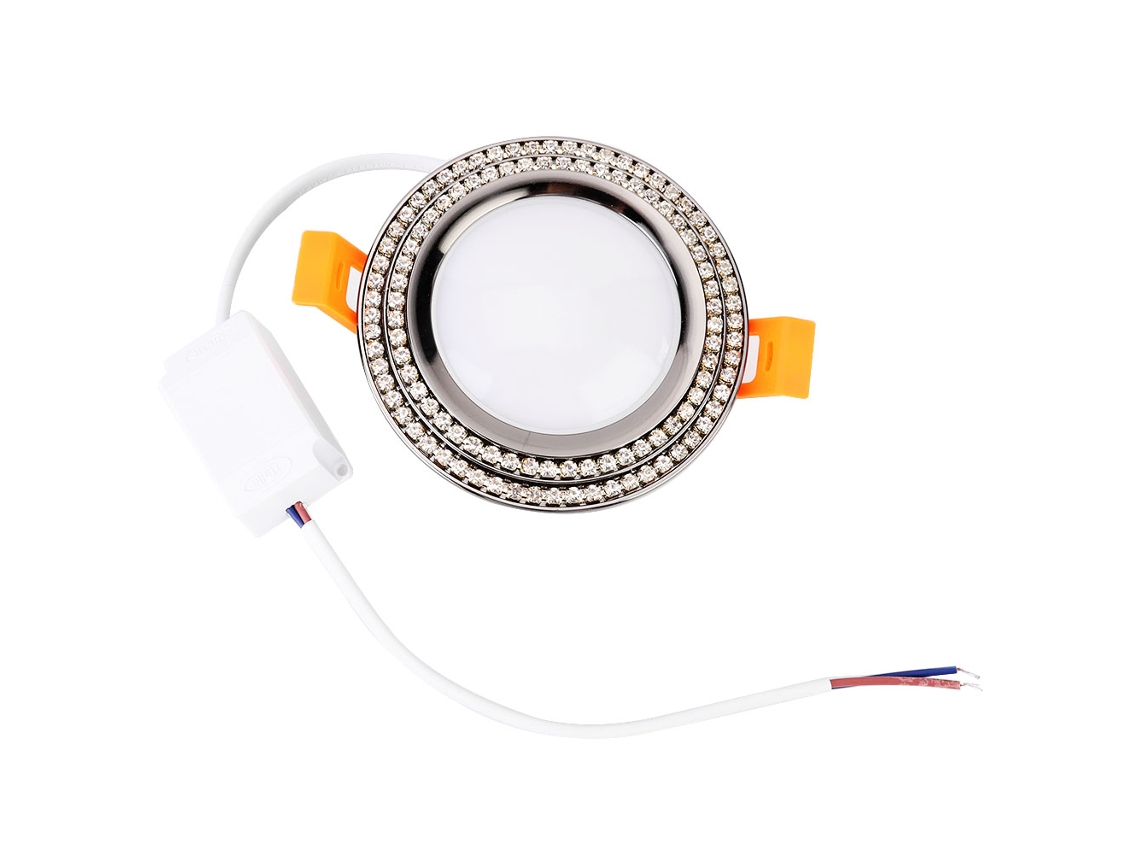 2026 foco Led Empotrável Inteligente Wifi 7w Regulável Mudança de Cor Controle por Voz Telefone Ac85 265v