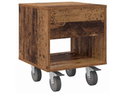 Mesa de cabeceira Madeira Antiga 40,5 X 40 X 48 Cm MAISON EXCLUSIVE