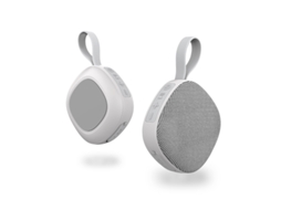 (branco) Novo Mini Alto-falante Bluetooth Portátil De Tecido, À Prova D'água E Sem Fio