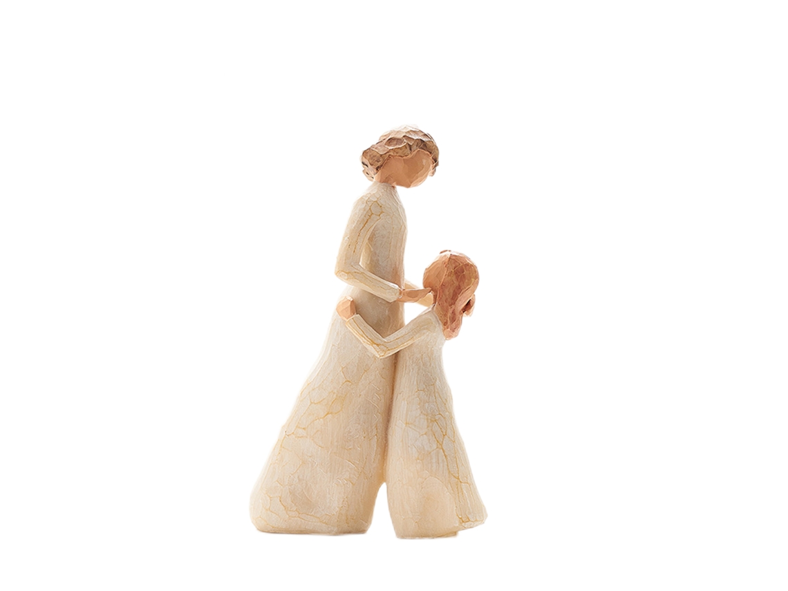 Estatueta de mãe e filha, decoração moderna para quartos e escritórios LAXISCREED