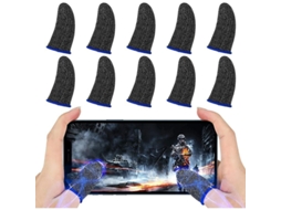 Mangueiras de dedo para jogos móveis, controladores thumb sleeves de alta sensibilidade
