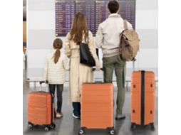 Conjunto de Malas Pp ITACA Bristol Laranja Hard Suitcase Set 49X75X29 Cm 94L