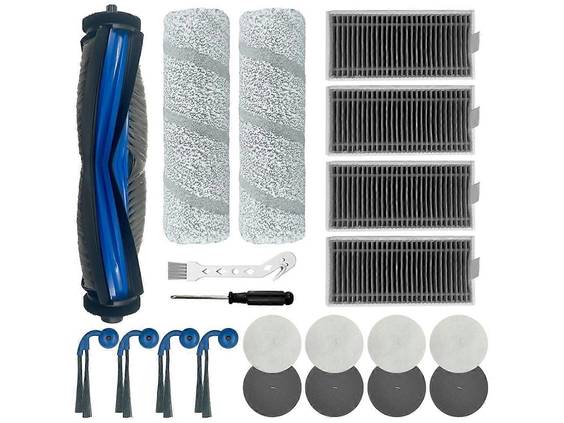 Peças De Reposição Para Aspirador De Pó Ecovacs X11 Omnicyclone: Escova Lateral, Esfregão, Filtros Hepa E Filtros De Espuma._ozo