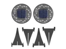Luminária Solar de Solo À Prova D'água Ip68 com 24 Leds CHABERLU