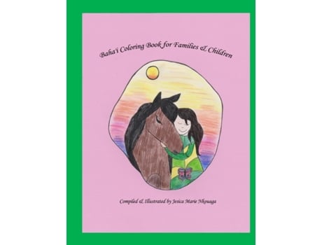 Livro A Baha'i Coloring Book for Families and Children Jesica Marie Nkouaga (Inglês)