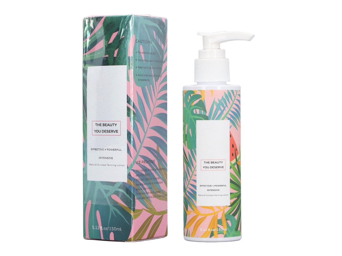 Loção Auto-bronzeadora Sem Sol Para Todos Os Tipos De Pele 150ml - Resultado Uniforme, Hidratação E Duradouro