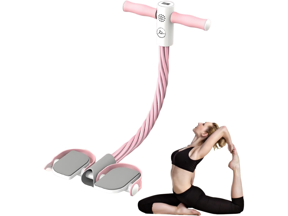 Puxador De Corda Para Exercícios Com Pedal, Alongamento, Emagrecimento, Treinamento Abdômen, Cintura, Pernas E