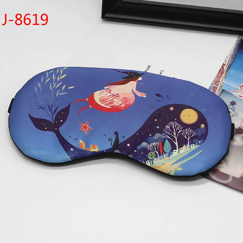 1 Unidade de Máscara de Dormir de Algodão com Desenho Animado Encantador para os Olhos, Ideal para Viagens AQUAFORGE