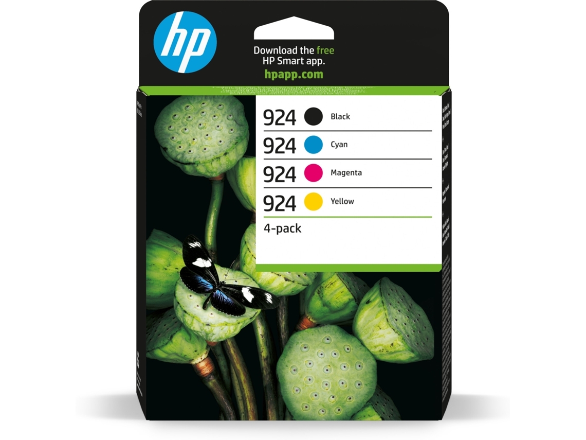 Pack 4 Tintas Cmyk Hp 924 HEWLETT PACKARD (Outlet Caixa Aberta)