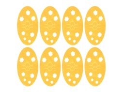 8Pcs Porta-Talheres de Páscoa ALLINLESS