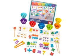 Brinquedo Sensorial Educativo, Tabuleiro De Madeira Com Pinos,