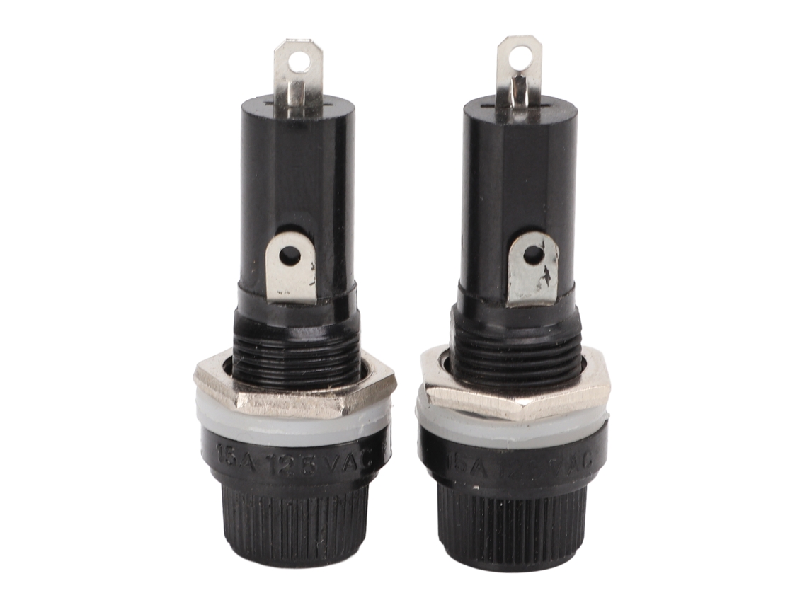50 Portafusíveis Resistente Alta Temp 10a 250v