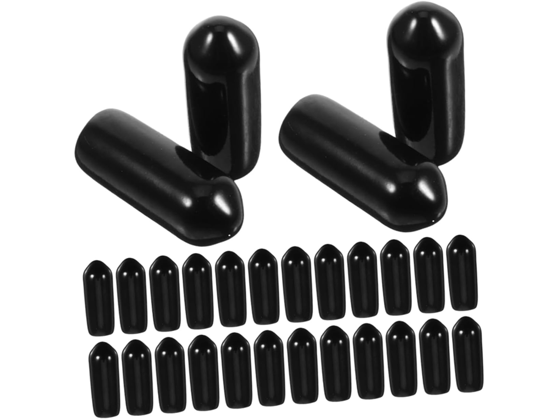 200 Unidades De Tampas Protetoras Pvc Para Ganchos Painel Perfurado