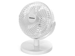 Ventoinhas Portáteis Ventilador De Mesa 6 Polegadas | 5 Lâminas | 2 Velocidades | Sem Bateria | Branco Aigostar