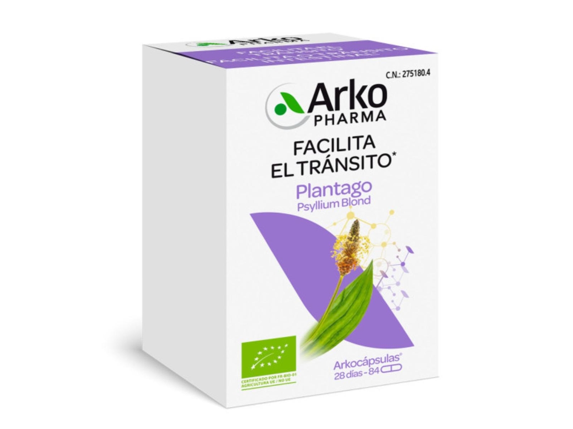 Plantago 84arkocápsulas. Bio Arkopharma