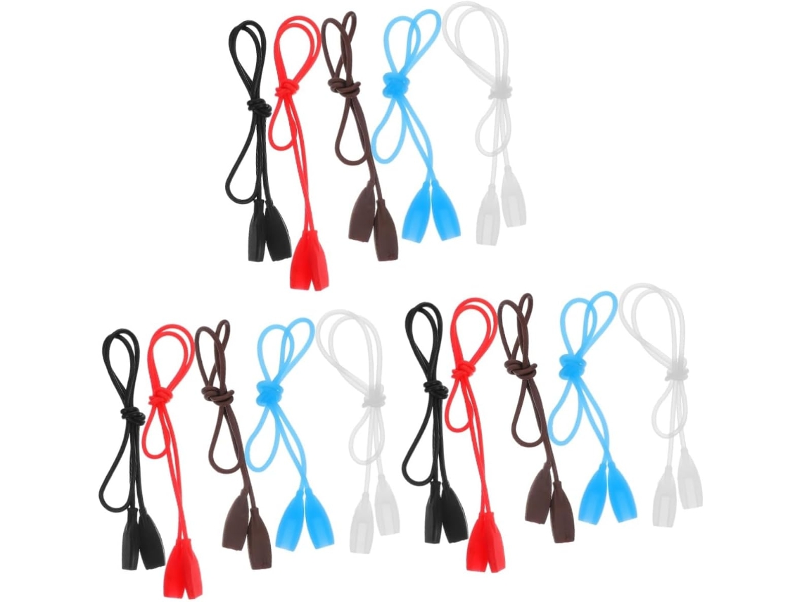 Conjunto De 15 Cordões Antiderrapantes Para Óculos, Acessório Leve Para Esportes E Flutuadores Na Água.