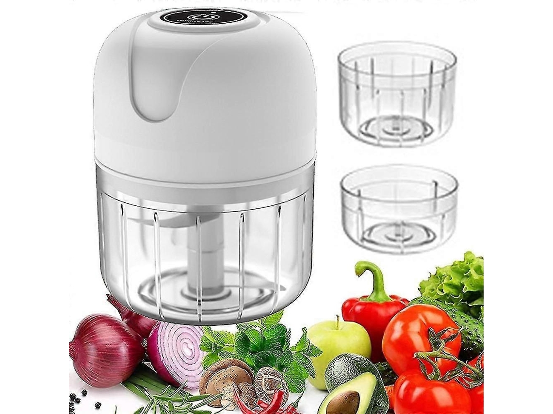 Mini Processador De Alimentos Elétrico, Mini Picador De Alho Elétrico Com Carregamento Usb, Pequeno Processador De Alimentos, Ideal Para Cebola