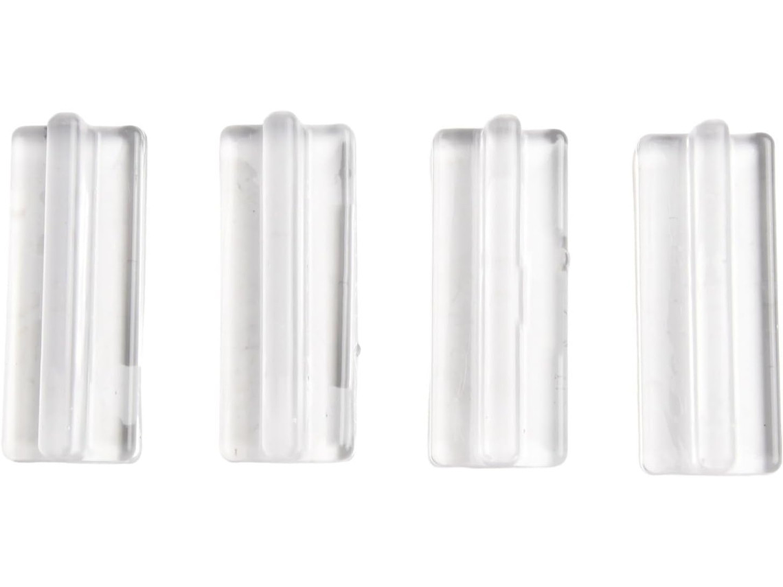 Puxadores Transparentes Para Armários, Alças De Silicone Sem Furos, Fechos Transparentes Para Portas De Gavetas, Janelas