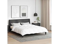 Vidaxl Edredom De Verão Simples 240 X 220 Cm Verão Pena Branco